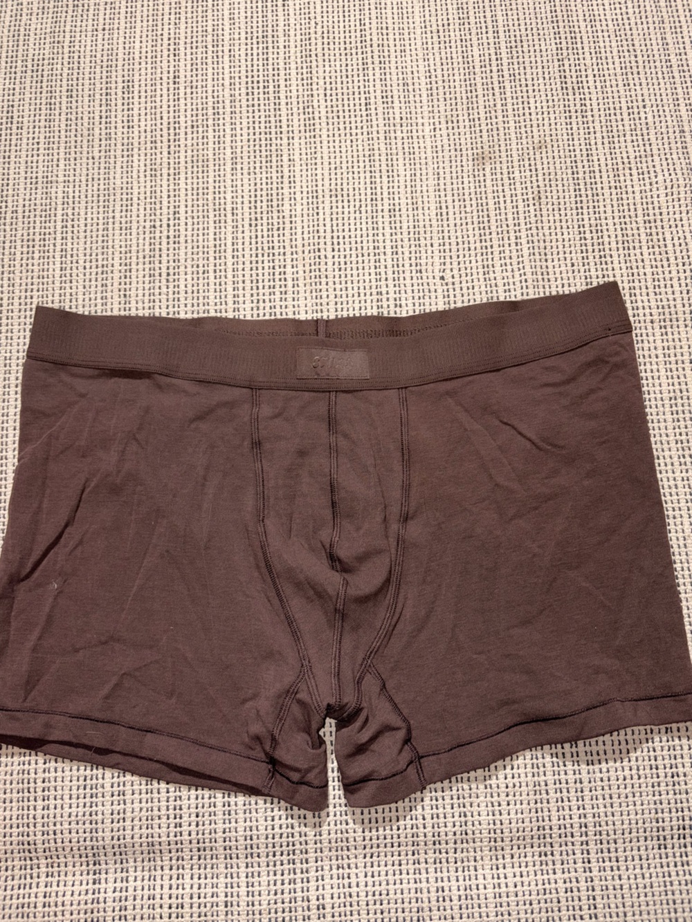 SKIMS Men's 3" Boxer Brief Size 2X In Brown